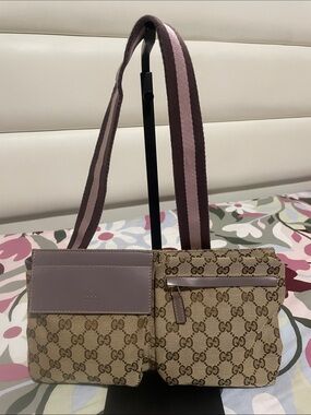 Gucci Canvas Body/Waist Bag